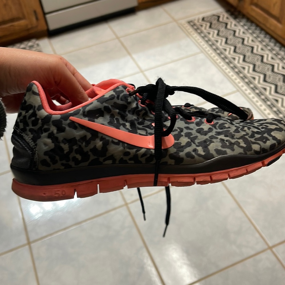 COPY - Coral and Cheetah Nikes